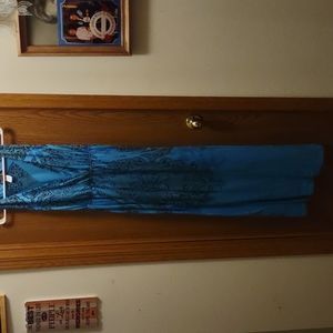 Appropriate Behavior 2X/18w-20w blue patter dress